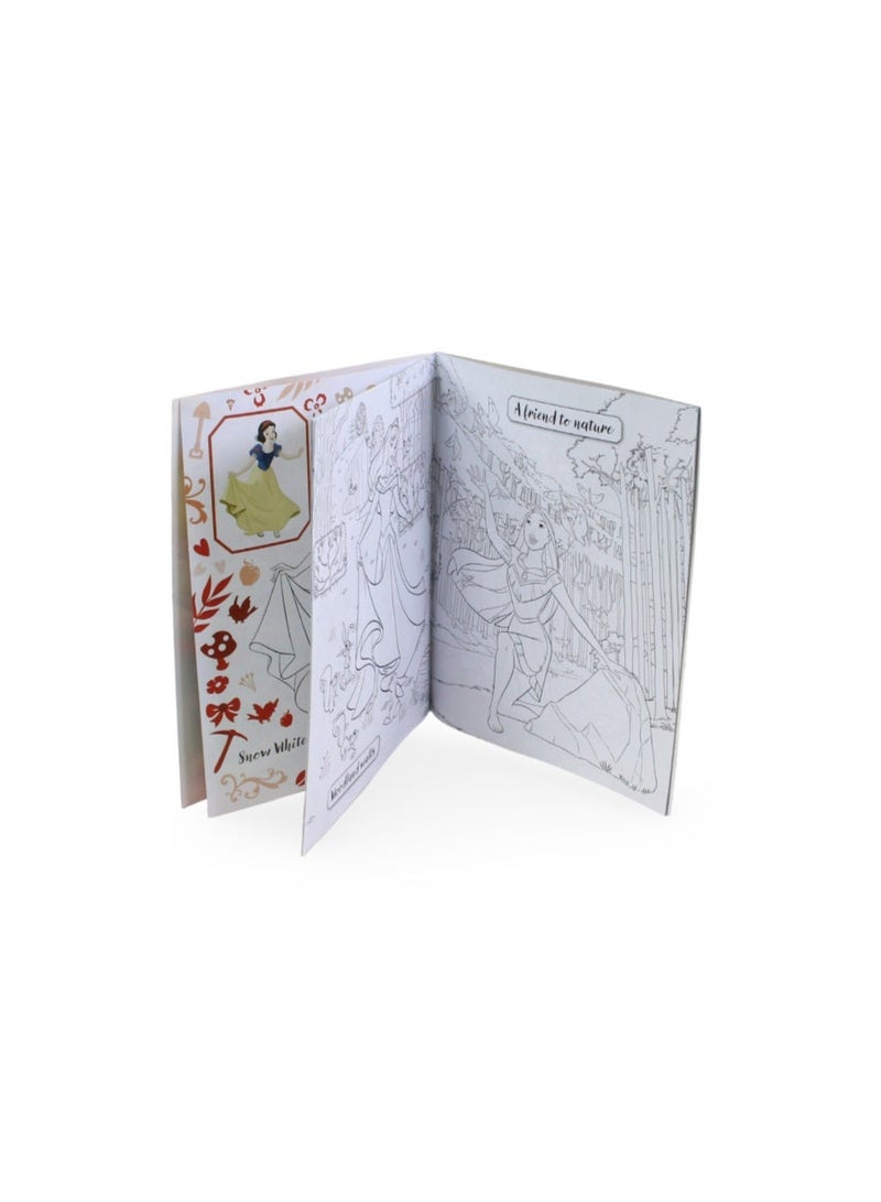 Igloo Books Disney Princess 3-in-1 Colouring Book - Image 2