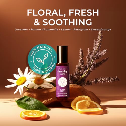 Gya Labs Sleep Essential Oil Roll On - 0.34 Fl Oz - Travel Size Roller for Camping, Skin, Aromatherapy Relief, Convenience - Image 3