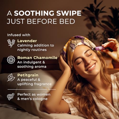 Gya Labs Sleep Essential Oil Roll On - 0.34 Fl Oz - Travel Size Roller for Camping, Skin, Aromatherapy Relief, Convenience - Image 2