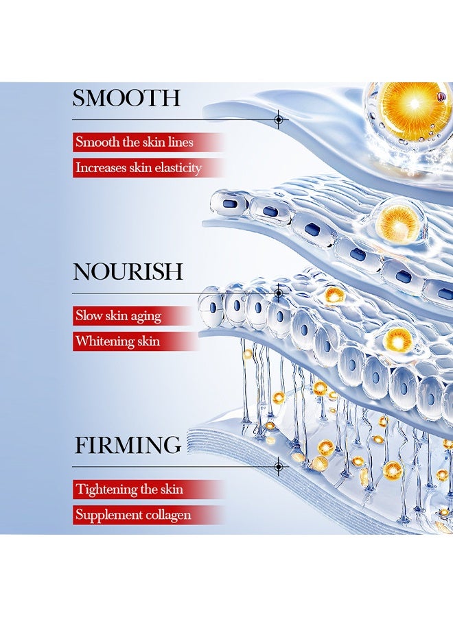 SADOER Snail Collagen Cream , Anti-Wrinkle Firming Cream.Moisturizing Acne Scar Removal Cream, Improve Skin Anti-Aging And Wrinkle Removal And Whitening Cream 120g - Image 5