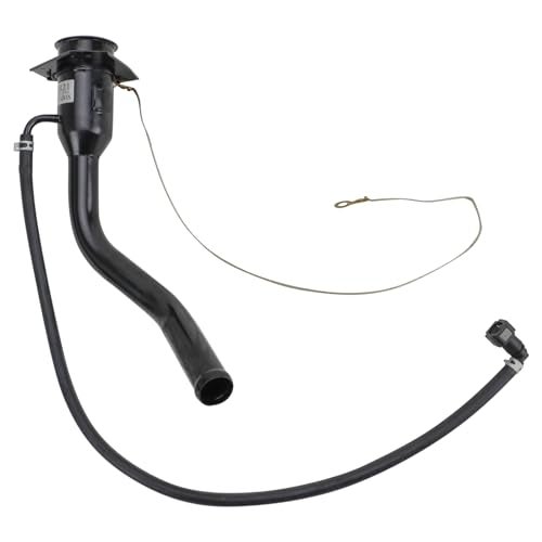 TRQ Fuel Tank Filler Neck Compatible with 04 Chevrolet Silverado 1500 V8 48L 53L 60L Gas 6 Foot 6 Inch Stepside Bed 04 GMC Sierra 1500 V8 48L 53L 60L Gas 6 Foot 6 Inch Stepside Bed - Image 1