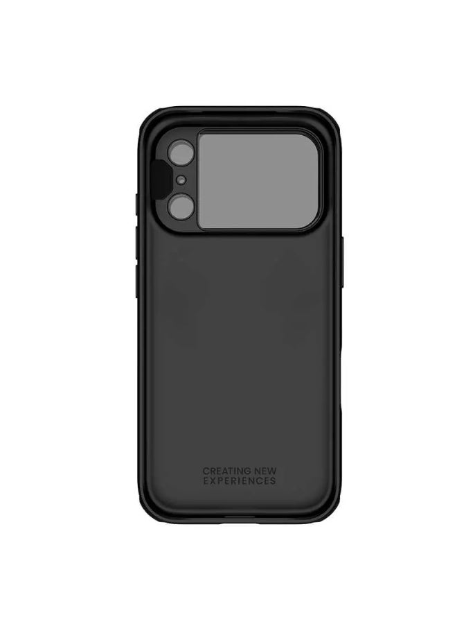 Nillkin Camshield Prop Transparent Lens Guard Edition Camera protective cover case for Apple iPhone 17 Pro 6.3 (2025) - Black - Image 4