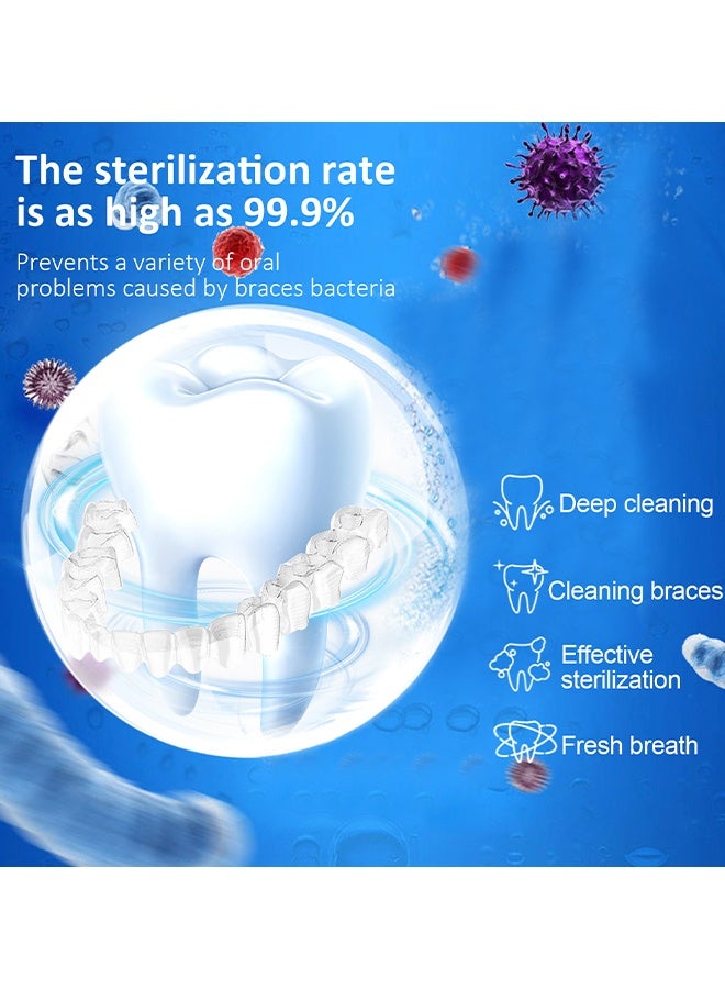 إيلهو محاذاة نظيفة محاذاة ومحافظة نظيفة / رغوة محاذاة الأسنان,تنظيف أسنان, محاذاة نظيفة وفيزيكال- تطبيق الأسنان,60ML - Image 4