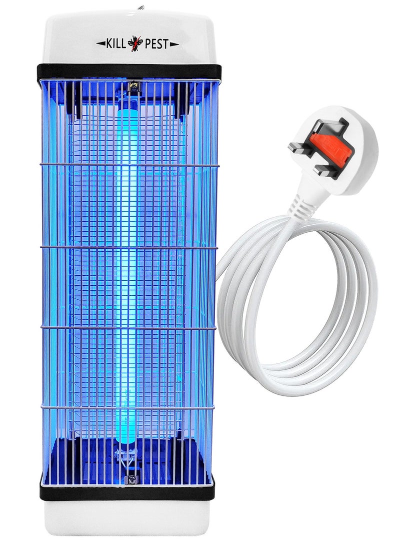 هومار كيت قاتل الحشرات الطائرة - مصيدة حشرات كهربائية داخلية/خارجية، مصيدة بعوض عالية الطاقة تعمل بالأشعة فوق البنفسجية، مكافحة حشرات فعالة للمنازل، والفناء، والحدائق الخلفية، والتخييم - Image 1