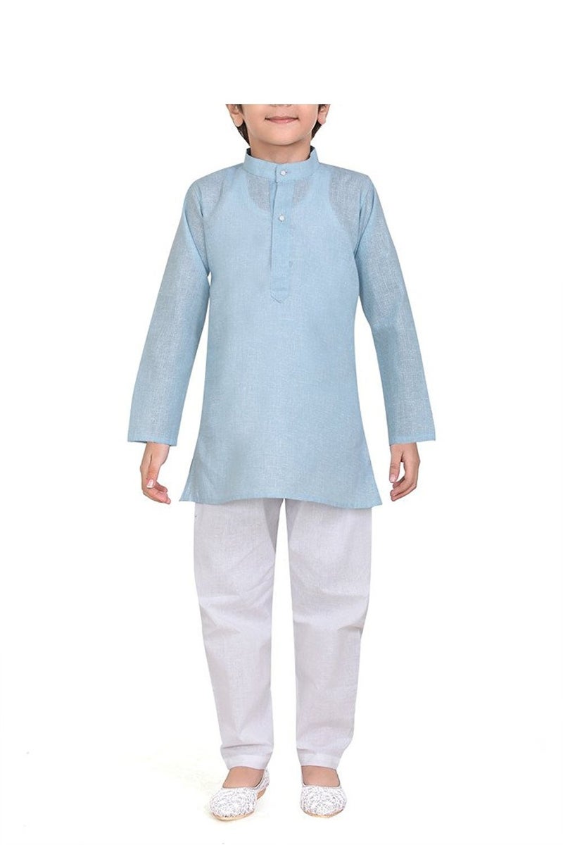 Royal Kurta 100% Cotton Kurta Pyjama Set For Kids - Image 1