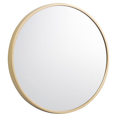 RIZIK STORE® Iron Metal Decorative Round Wall Mirror with Hook – HD Clear Glass, Wall Mounted for Bedroom, Living Room, Wash Basin, Vanity, Makeup & Bathroom - Image 4