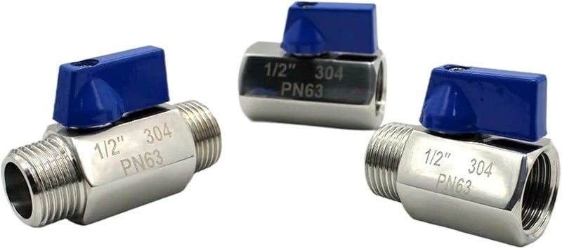 Stainless Steel Ball Valve 1 4 Inch BSP Male X Male SS316L Shut Off Valve - Image 2