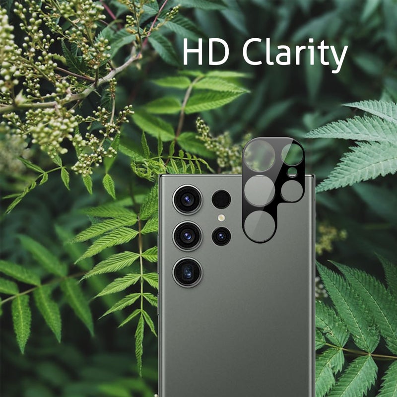 Ailun Glass Screen Protector for Galaxy S24 Ultra [6.8 Inch] 3Pack + 3Pack Camera Lens Tempered Glass Fingerprint Unlock 0.25mm Ultra Clear Anti-Scratch Case Friendly [Not For S24/S24 Plus] - Image 5