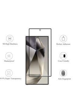 Ailun Ailun Glass Screen Protector for Galaxy S24 Ultra [6.8 Inch] 3Pack + 3Pack Camera Lens Tempered Glass Fingerprint Unlock 0.25mm Ultra Clear Anti-Scratch Case Friendly [Not For S24/S24 Plus]  - Image 4