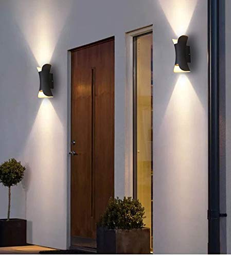 CITRA 14W LED Modern Up and Down Wall Light (Warm White) Black, Golden - Image 3