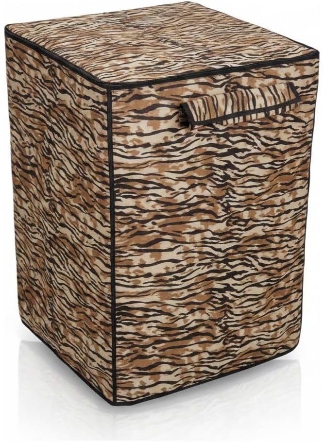 كفر غسالة جلد مبطن بطبقة داخلية مقاومة للمياه – حماية للواجهة والظهر – مناسب للغسالات الفوق أوتوماتيك 18 كجم - Image 2