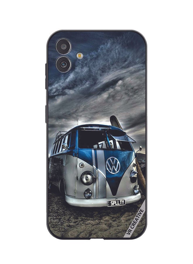 VR CREATIVE Protective Case Cover For Samsung Galaxy M13 5G Mini Bus Design Multicolour - Image 1
