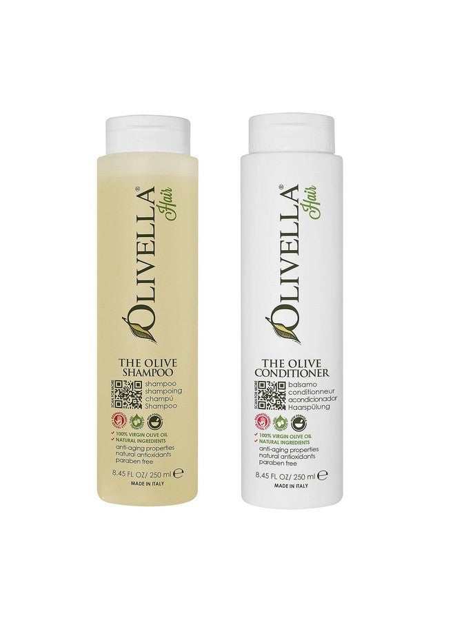 Olivella Olive Shampoo and Conditioner Set (8.45 Fluid Ounces) - Image 1