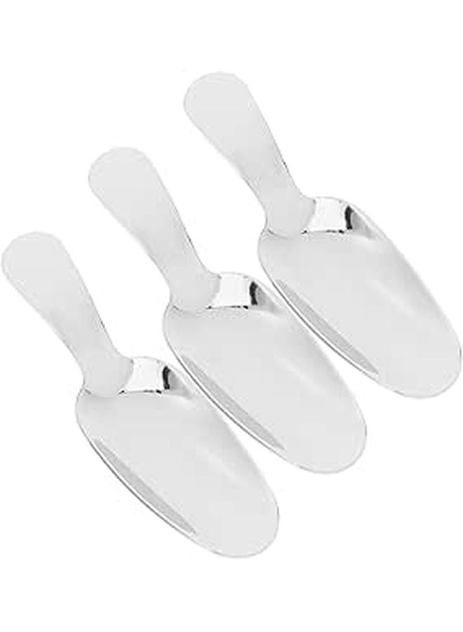 3Pcs Stainless Steel Short Handle Tea Scoops For Loose Leaf And Scented Tea - Image 1