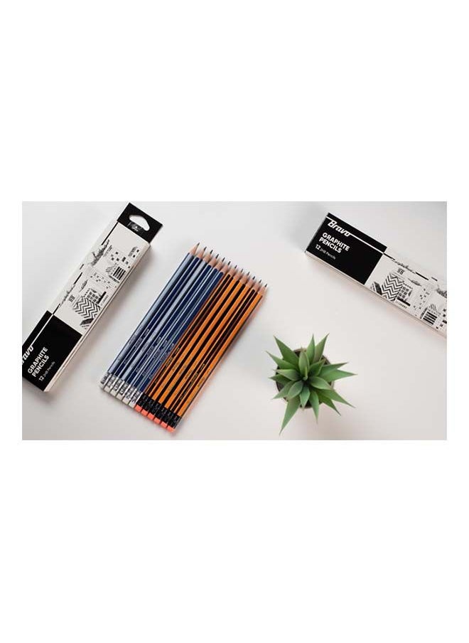 Bravo Bravo Graphite Pencil – Pack of 12 