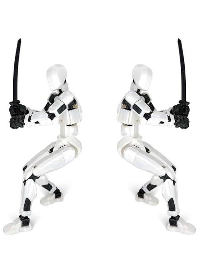 null - Lucky Dummy T13 Figure, 3D Printed Multi-Articulated Robot, Titan 13 Action Mannequin Activity Model Full Body - Image 1