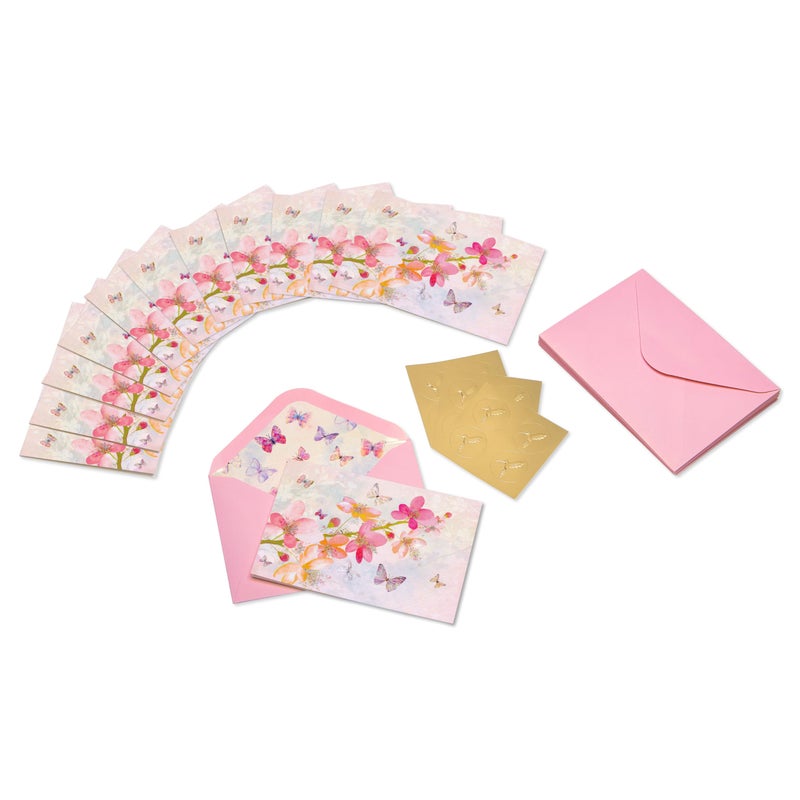 Papyrus Blank Cards with Envelopes, Blossoms (12-Count) - Image 2
