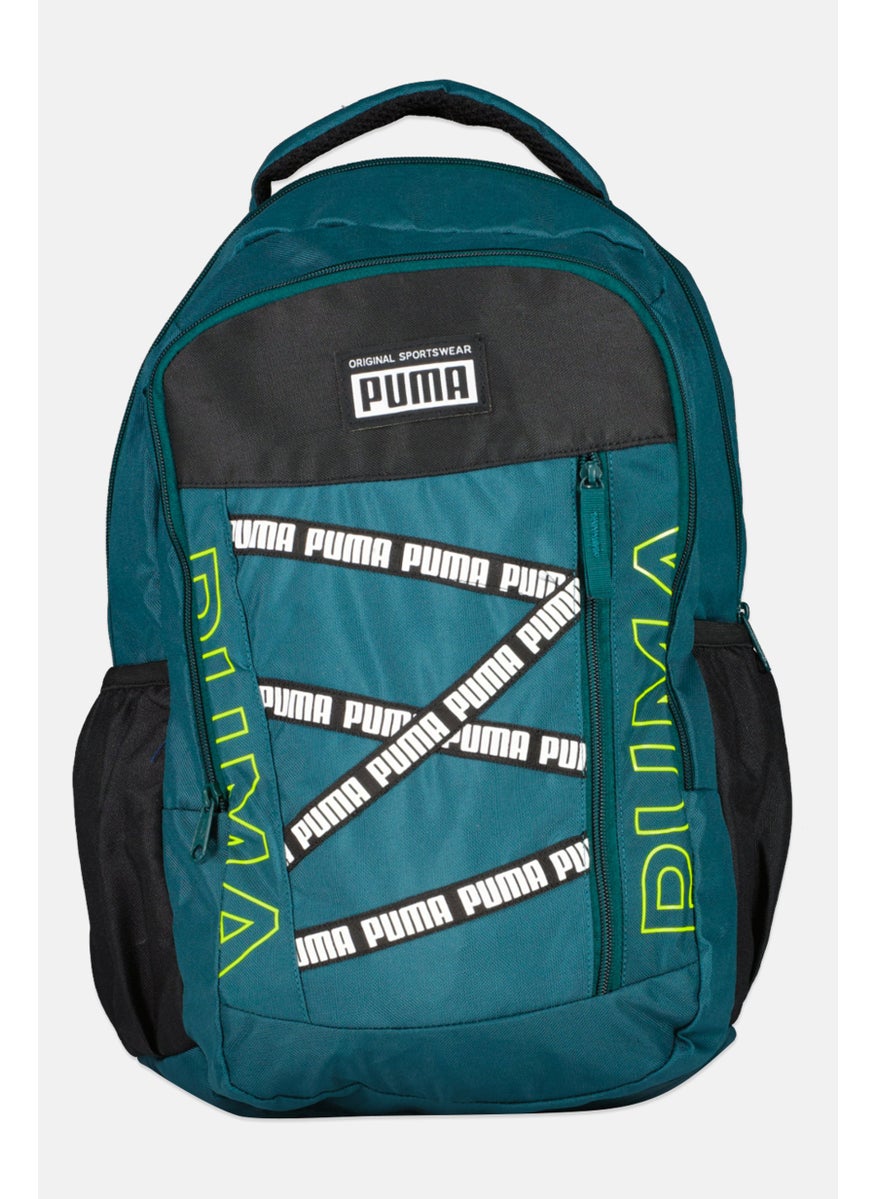 PUMA Men Brand Logo Backpack , Varsity Green  - Image 1