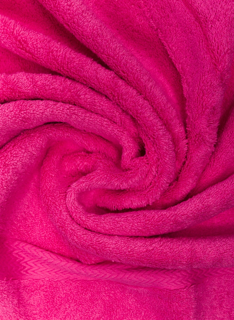 Notte Bianca Bath Sheet Fucia 100X150 Gsm 730 Soft Excellent Absorbing - Image 3