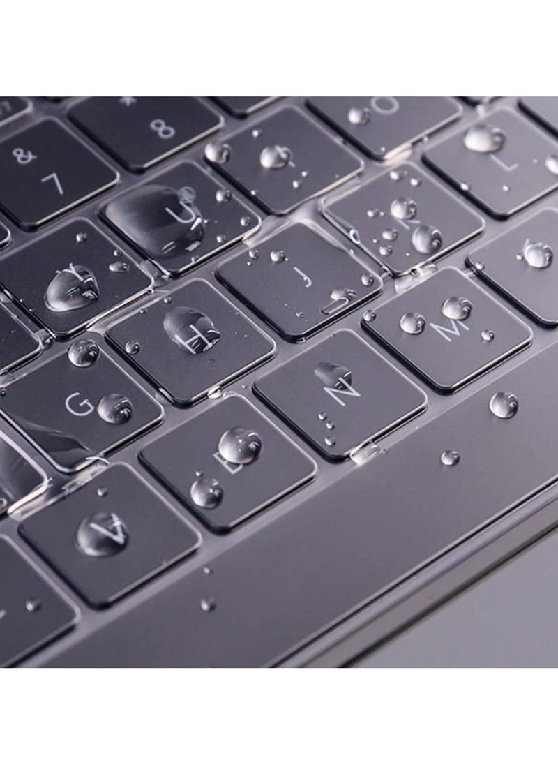 Keyboard Cover Compatible with MacBook Pro 14 16 inch 2023 M2 Pro Max A2779 A2780, Clear TPU Soft Skin Protector