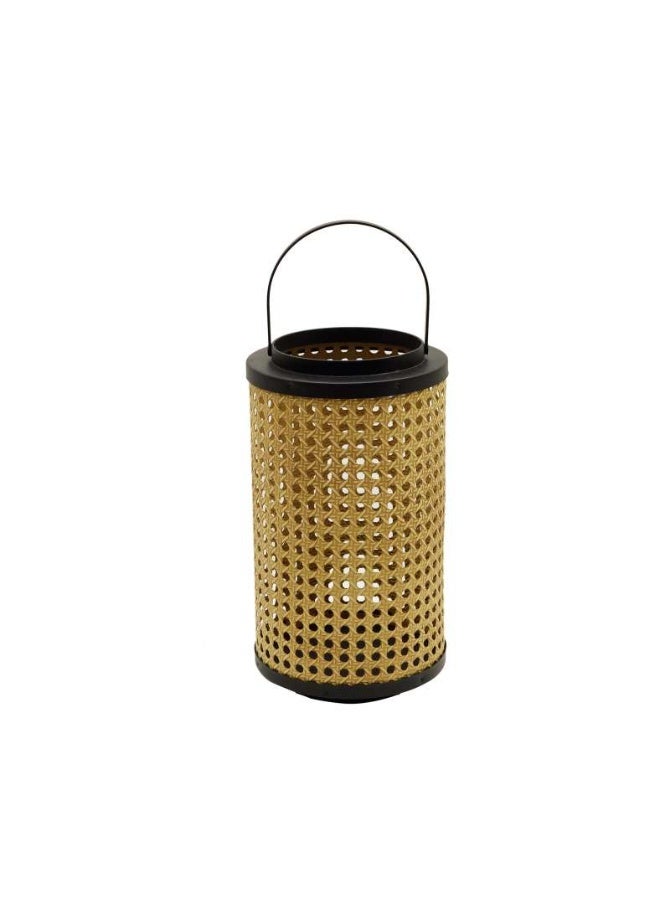 Pan Home فانوس تايغا المعدني 12.5x12.5x22.5 سم - بني - Image 2