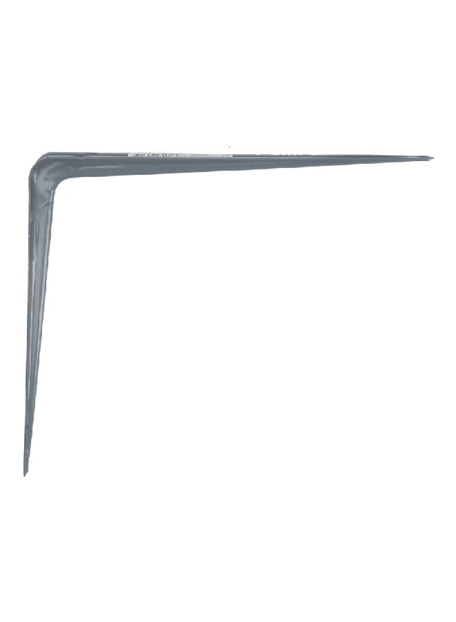 ACE 18-Gauge Wall Mount Decorative Steel Shelf Bracket Grey 12 x 14 Inch 5294269  - Image 1