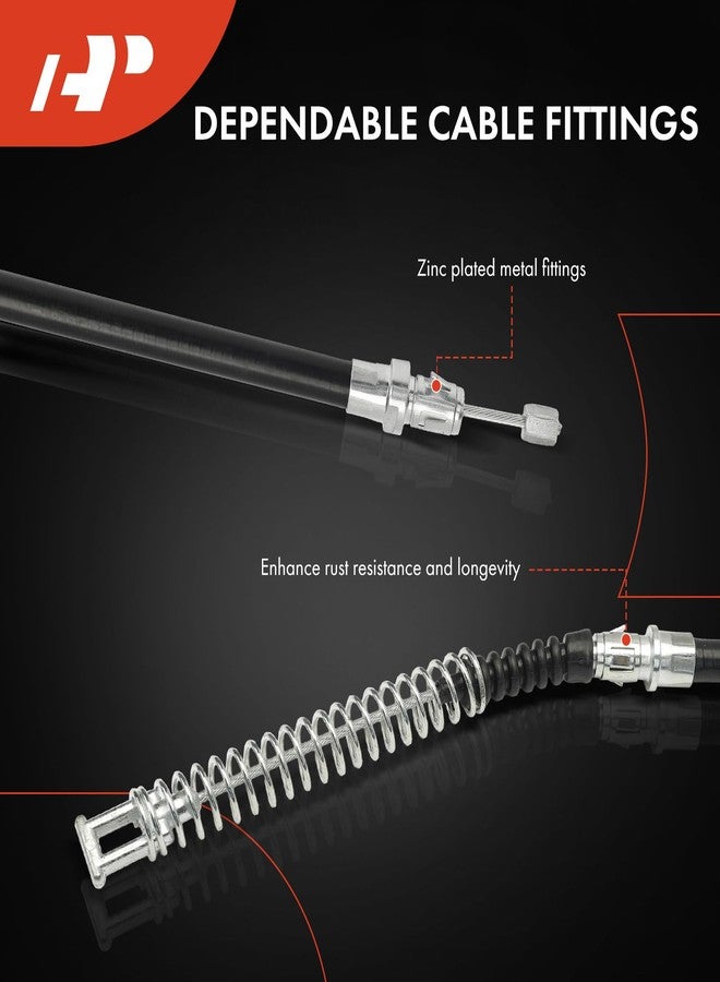 A-Premium Rear Driver and Passenger Side Parking Brake Cable Assembly Compatible with Chevrolet & GMC Models: Silverado 1500 Classic, Silverado 2500, Sierra 1500 Classic, Sierra 2500, 2-PC Set - Image 4
