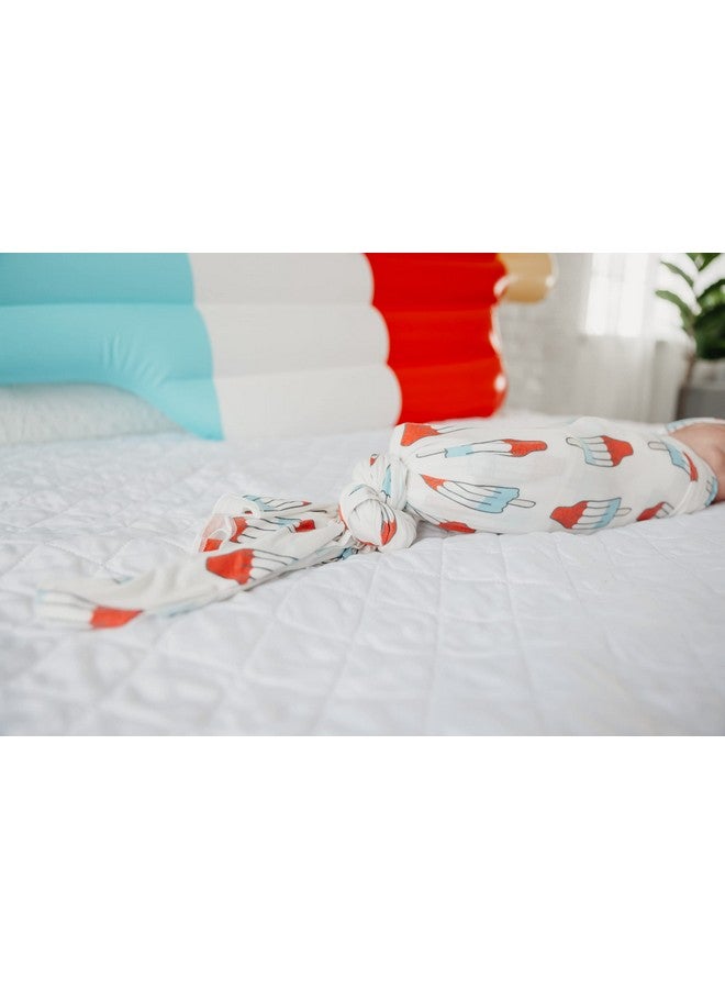 Copper Pearl Baby Swaddle Blanket - Premium Knit Baby Blanket, Large Soft Stretchy Receiving Blankets for Baby Boy and Girl, Swaddles for Newborn, Infant, and Toddler (Rocket) - Image 4