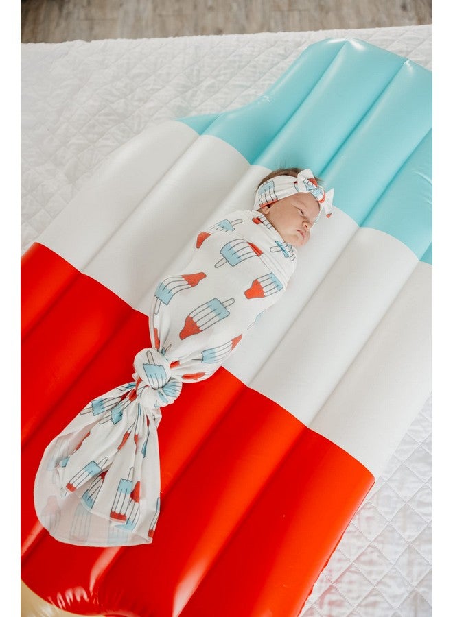 Copper Pearl Baby Swaddle Blanket - Premium Knit Baby Blanket, Large Soft Stretchy Receiving Blankets for Baby Boy and Girl, Swaddles for Newborn, Infant, and Toddler (Rocket) - Image 5