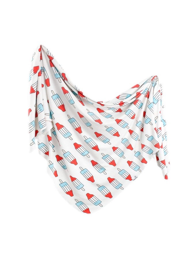 Copper Pearl Baby Swaddle Blanket - Premium Knit Baby Blanket, Large Soft Stretchy Receiving Blankets for Baby Boy and Girl, Swaddles for Newborn, Infant, and Toddler (Rocket) - Image 1