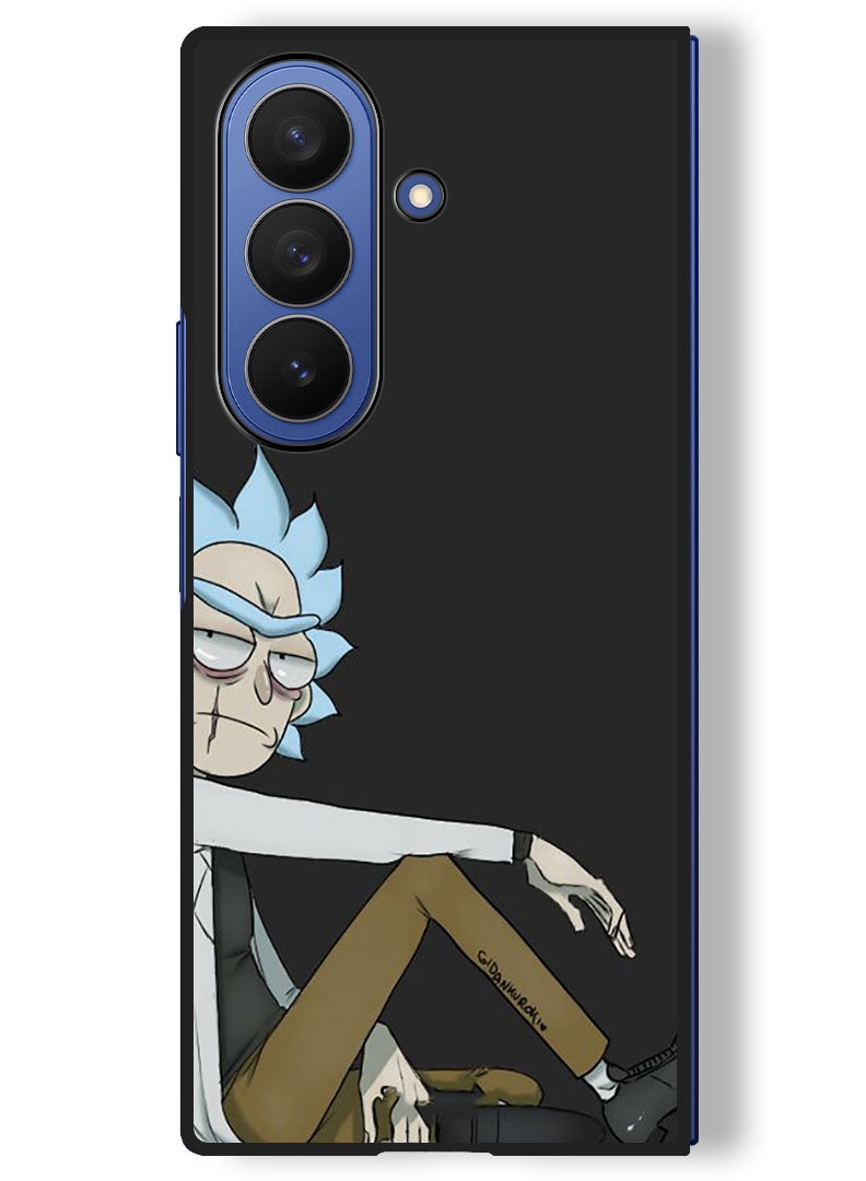 Theodor Case Compatible with Samsung Galaxy Z Fold 7 - 8 Inch Protection Shockproof Bumper Cover Rick - Image 1