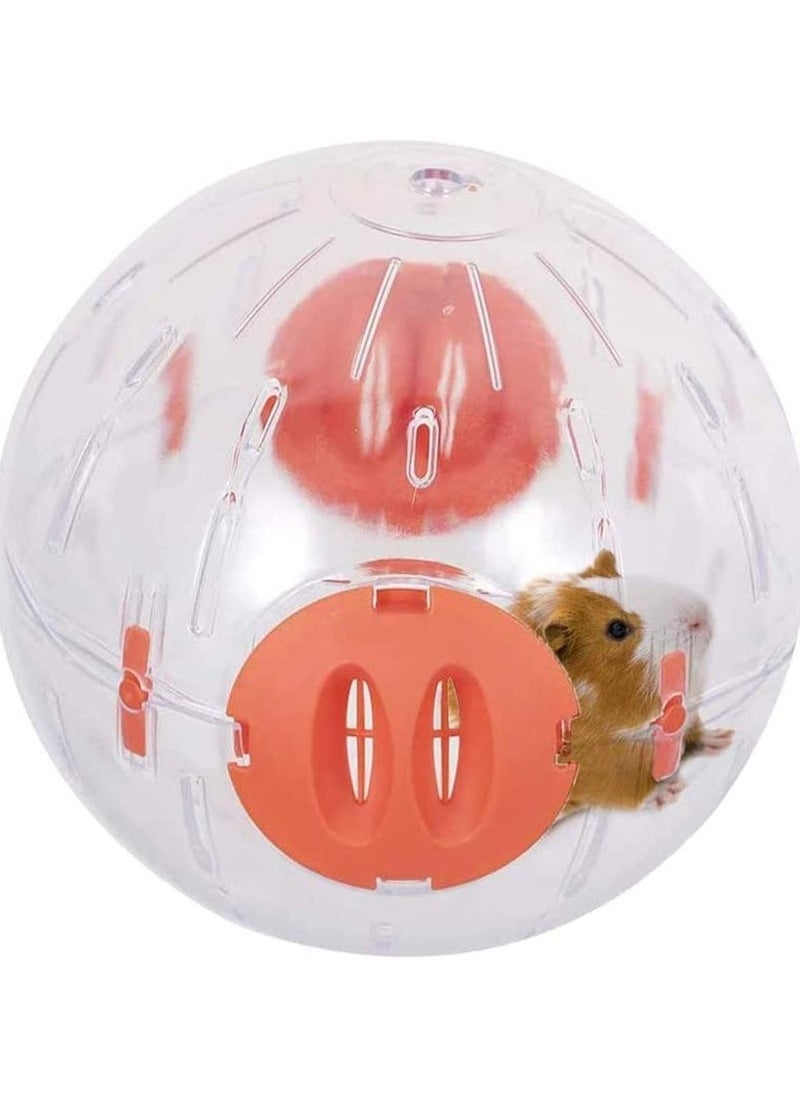 OMEVE Hamster Ball Running Hamster Wheel Small Pet Plastic Cute Exercise Ball Golden Silk Shih Tzu Bear Jogging Wheel Toy Relieves Boredom and Increases Activity  - Image 1