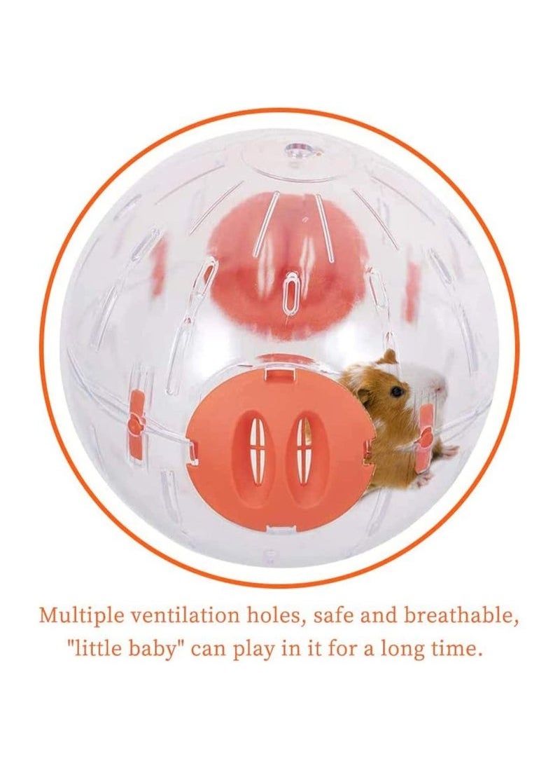 OMEVE Hamster Ball Running Hamster Wheel Small Pet Plastic Cute Exercise Ball Golden Silk Shih Tzu Bear Jogging Wheel Toy Relieves Boredom and Increases Activity  - Image 2