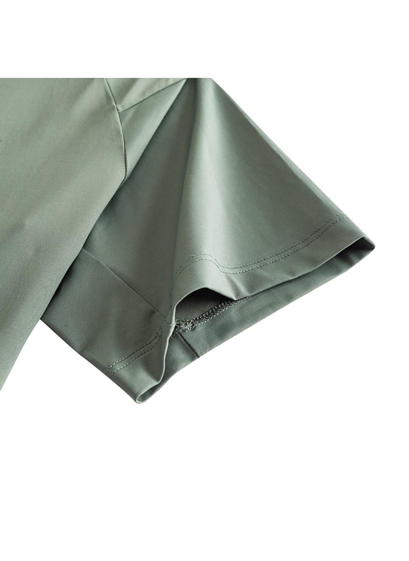 انتا تي شيرت قطار قصير أخضر - Image 5