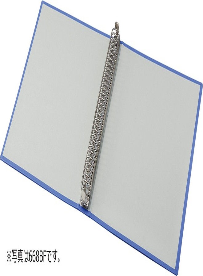 King Jim Ring Binder BF 669BF A4S Blue - Image 2