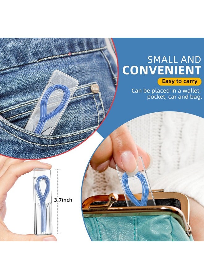 Houselog - Dental Floss Threader Deep Clean Floss For Braces Bridges Implants 50 Count (Pack Of 3) - Image 1