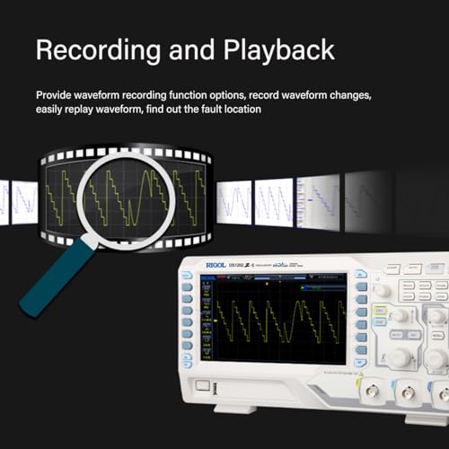 RIGOL أوسيلوسكوب رقمي Rigol DS1202Z-E بتردد 200 ميجاهرتز، 2 قناة، معدل أخذ عينات 1GSa/s، عمق ذاكرة 24Mpts - Image 4
