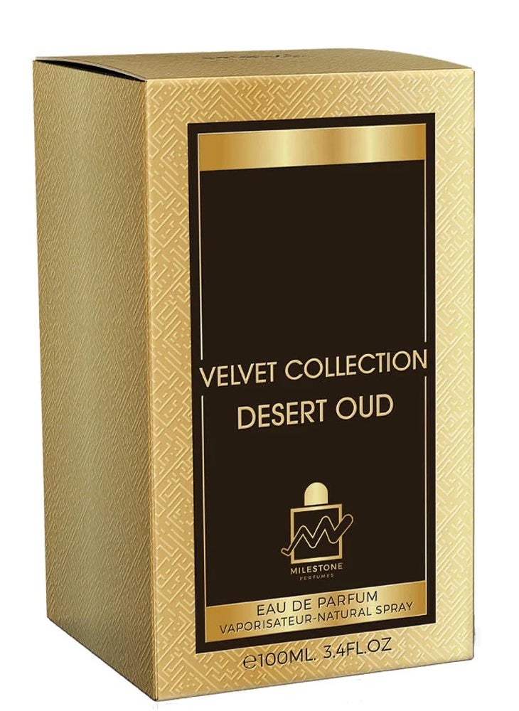 Milestone™ Velvet Collection Desert Oud Eau De parfum For Unisex - 100ml( Velvet Desert Oud By Dolce&Gabbana )  - Image 4