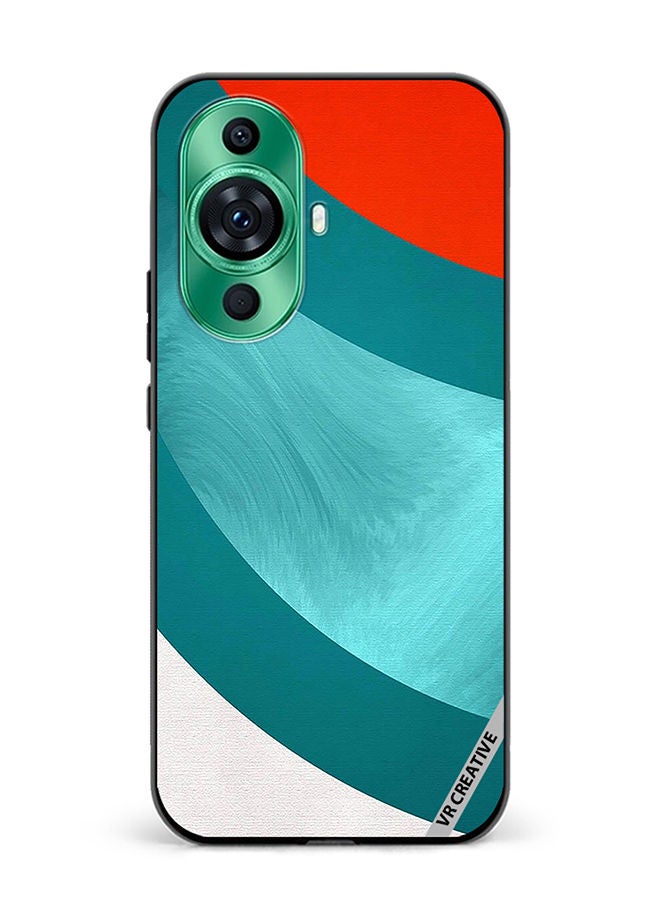 VR CREATIVE Protective Case Cover For Huawei nova 11 Abstract Layers Design Multicolour - Image 1