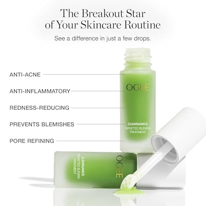 Ogee Plant-Based Acne Treatment for Face with Salicylic Acid - Targeted Acne Spot Treatment with Soothing Ceramic Application Tip - Image 3
