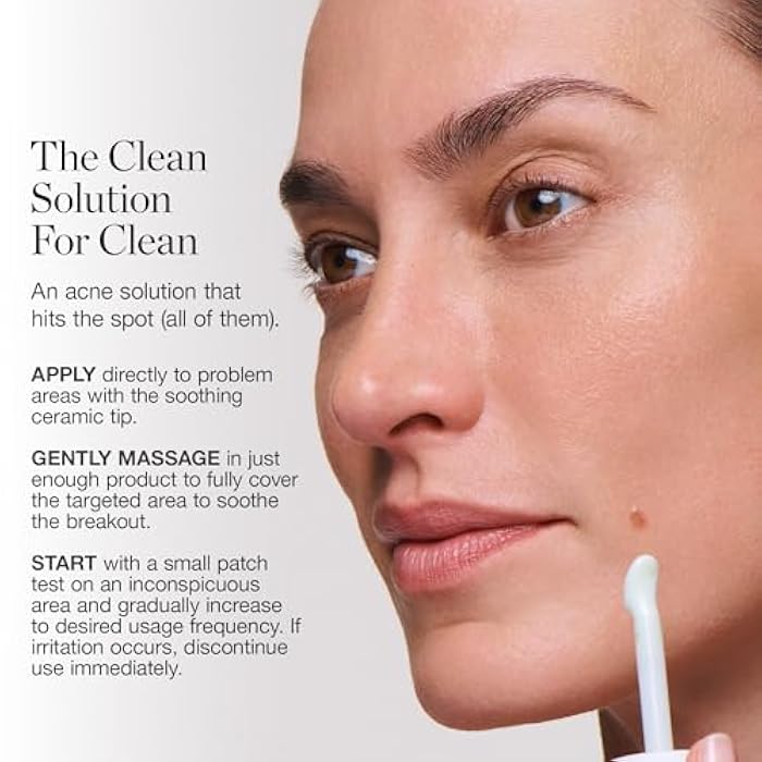 Ogee Plant-Based Acne Treatment for Face with Salicylic Acid - Targeted Acne Spot Treatment with Soothing Ceramic Application Tip - Image 4