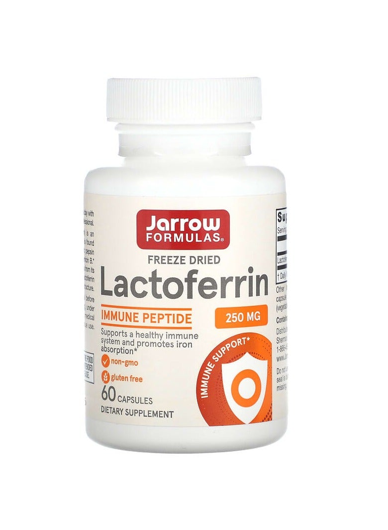 jarrow formulas Lactoferrin, Freeze Dried, 250 mg, 60 Capsules