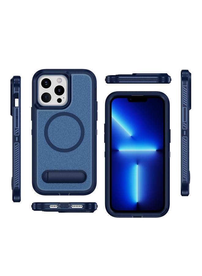 S-TOP Case For iPhone 12 / 12 Pro Guard MagSafe Holder Matte PC Hybrid TPU Phone Case - Image 2