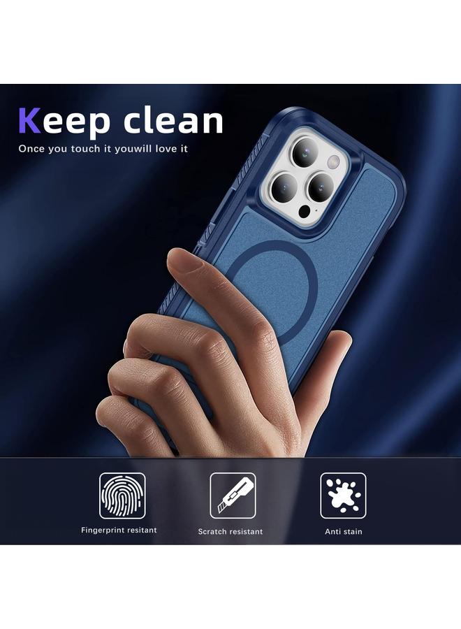 S-TOP Case For iPhone 12 / 12 Pro Guard MagSafe Holder Matte PC Hybrid TPU Phone Case - Image 4