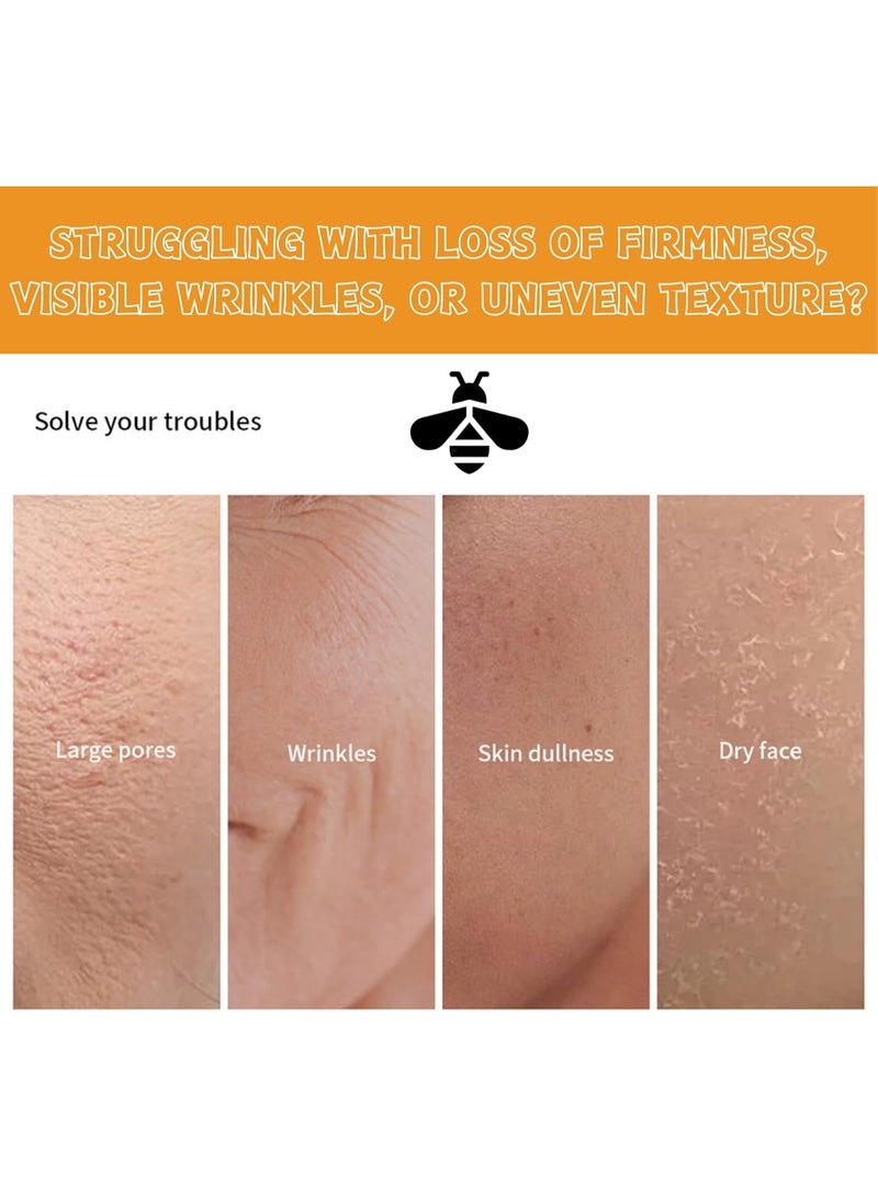 Hoygi Botox In Bee Venom Firming Serum Stick, Bee Venom Cream – Instant Face Lift & Skin Tightening Cream for Face with Hyaluronic Acid, Anti Wrinkle Day Care for Women, Plumps & Firms All Skin Types (30g) - Image 3