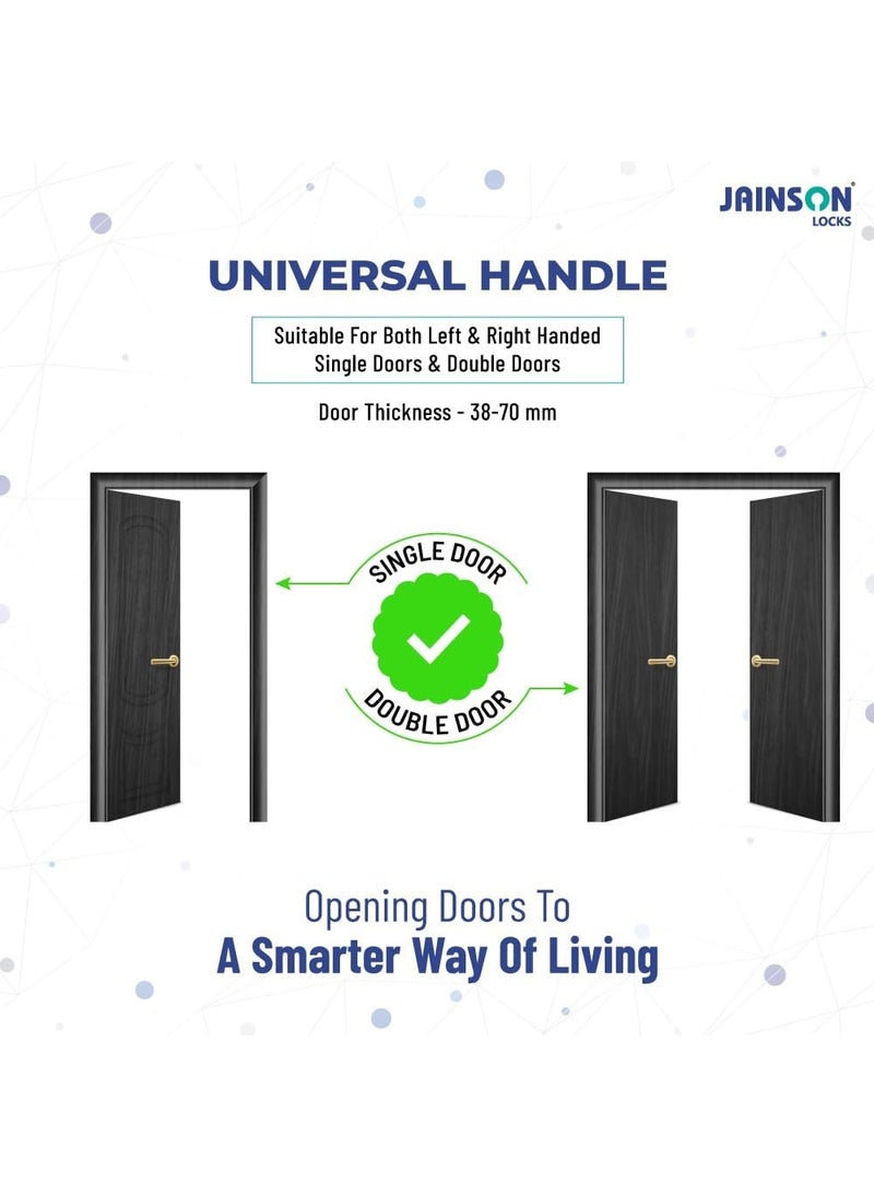JAINSON Awakey A1 Smart Door Lock 5 Ways Unlocking Bluetooth Mobile APP Fingerprint RFID Card Passcode Mechanical Key 3 Years Warranty 60 Years of Trust