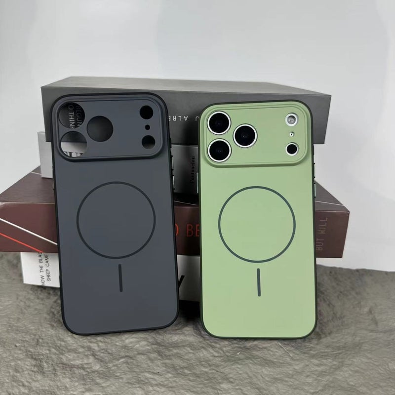 Cross-Border Wholesale Colorful Dual-Tone Acrylic iPhone 17 Case - Drop-Resistant