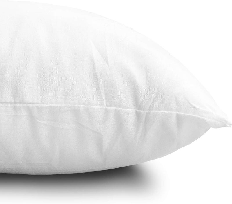 Edow Throw Pillow Insert, Lightweight Soft Polyester Down Alternative Decorative Pillow, Sham Stuffer, Machine Washable. (White, 12x20) - Image 3