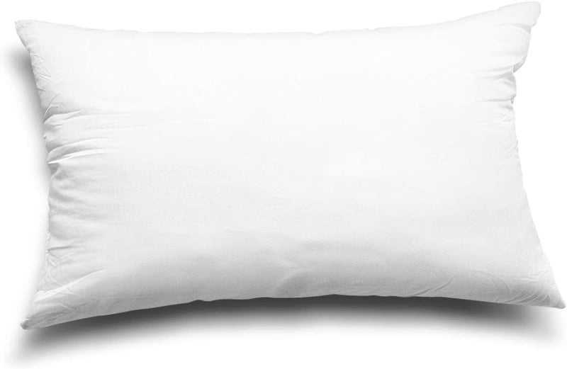 Edow Throw Pillow Insert, Lightweight Soft Polyester Down Alternative Decorative Pillow, Sham Stuffer, Machine Washable. (White, 12x20) - Image 4