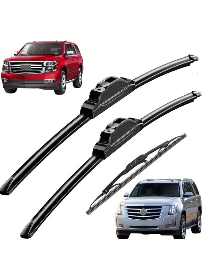 22 22 12 Inch Wiper Blades Set for Chevrolet Suburban Tahoe Cadillac Escalade 2015 2020 - Image 1